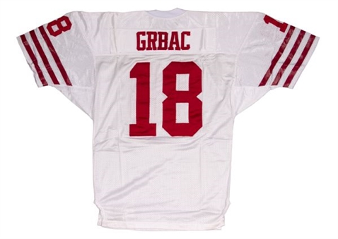 1995 Elvis Grbac Game Worn San Francisco 49ers Road Jersey (49ers LOA)
